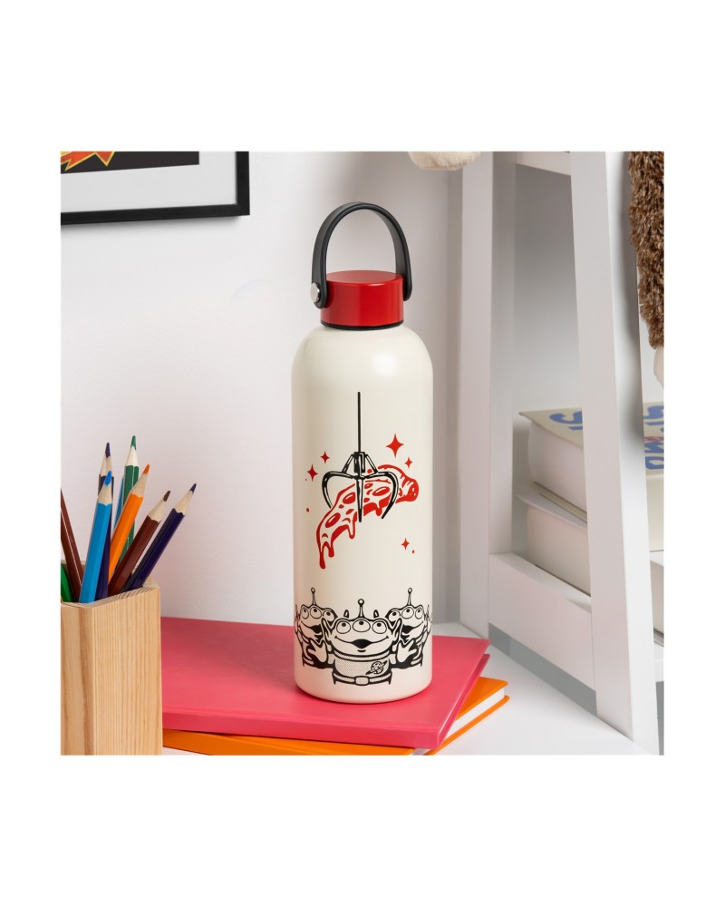 Paladone Disney: Toy Story - Pizza Planet Metal Water Bottle with Carry Loop (PP15880TS)