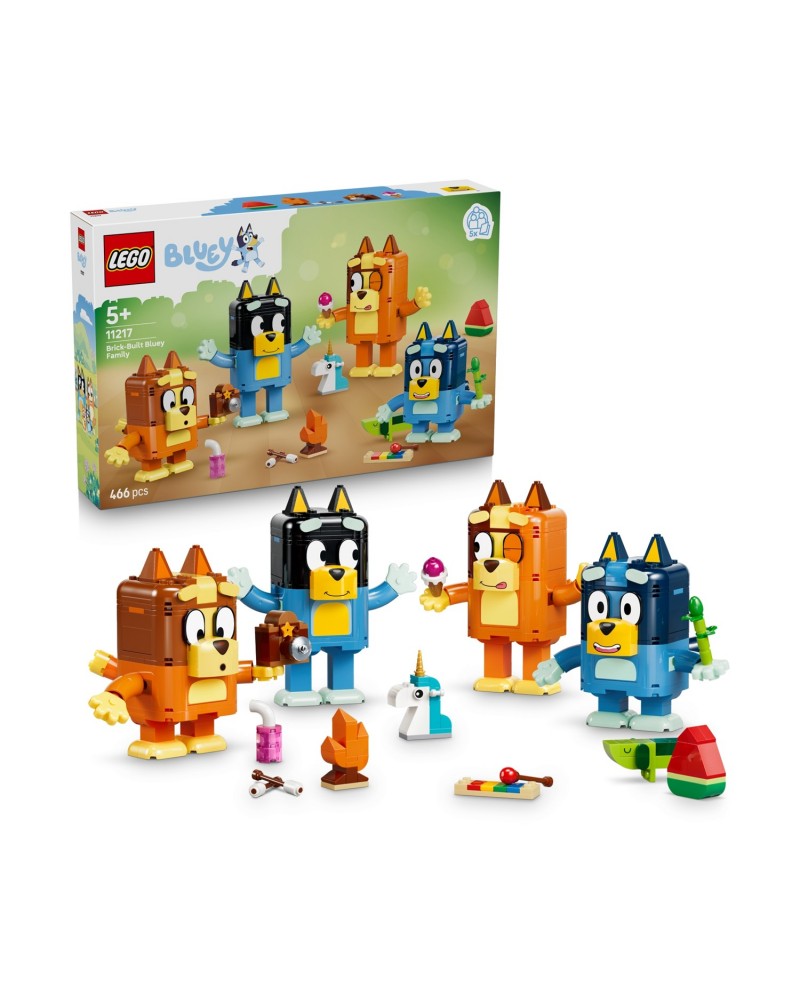 LEGO Bluey: Brick-Built Bluey Family (11217)