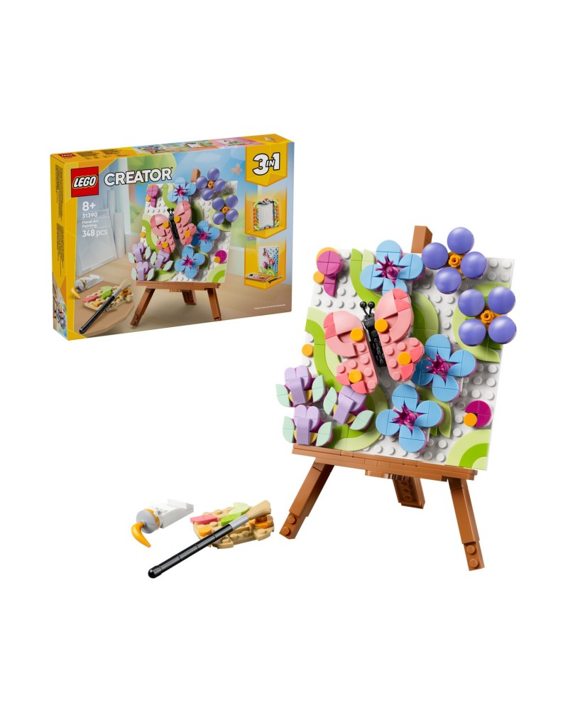 LEGO Creator: Floral Art Decor Painting (31390)