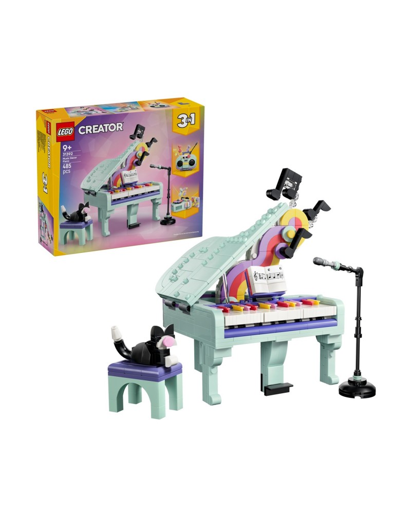 LEGO Creator: Music Decor Piano with Cat (31392)