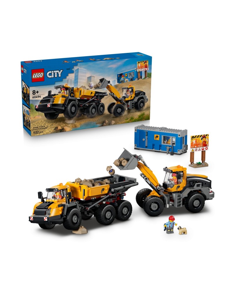 LEGO City: Dump Truck &amp; Front End Loader (60494)