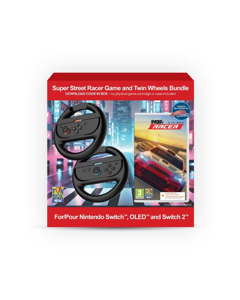 NSW Super Street: Racer Game and Twin Wheels Bundle