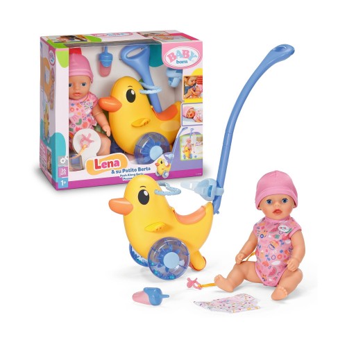 Zapf Creation: Baby Born Lena Doll (36cm) &amp; Berta Duck Walker (840498)