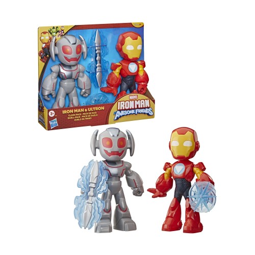 Hasbro Iron Man &amp; His Awesome Friends: Figures - Iron Man Ultron Clash Pack (G1995)