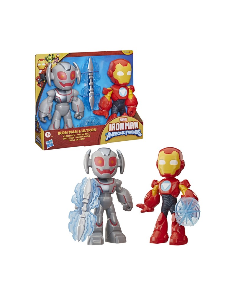 Hasbro Iron Man &amp; His Awesome Friends: Figures - Iron Man Ultron Clash Pack (G1995)