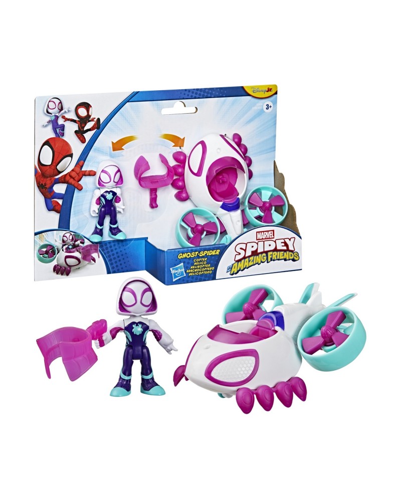 Hasbro Disney Jr Marvel: Spidey And His Amazing Friends - Ghost-Spider Copter Vehicle (G2459)