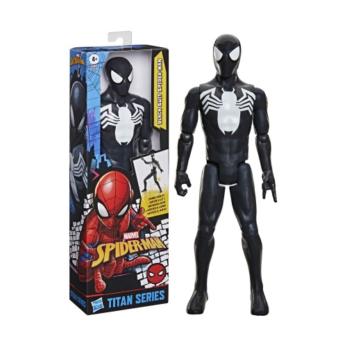 Hasbro Marvel: Titan Series Spider-Man - Black Suit Spider-Man Figure (G2860) *