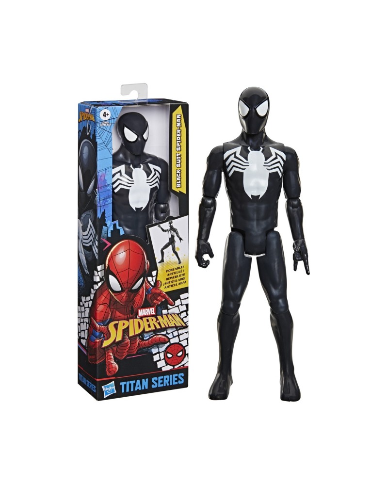 Hasbro Marvel: Titan Series Spider-Man - Black Suit Spider-Man Figure (G2860) *