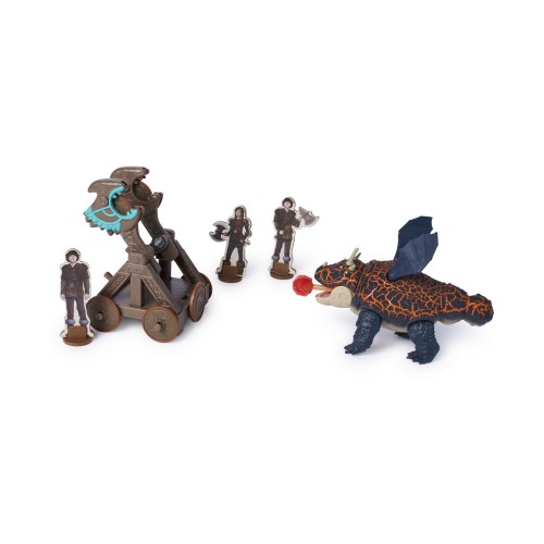 Spin Master How to Train Your Dragon: Trial of Flame - Blazing Battles Catapult Blast Cronckle Playset (20156293)