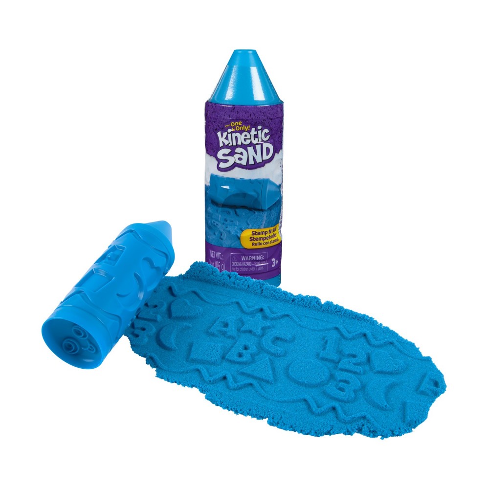 Spin Master Kinetic Sand: Stamp N' Roll - Blue (20156277)