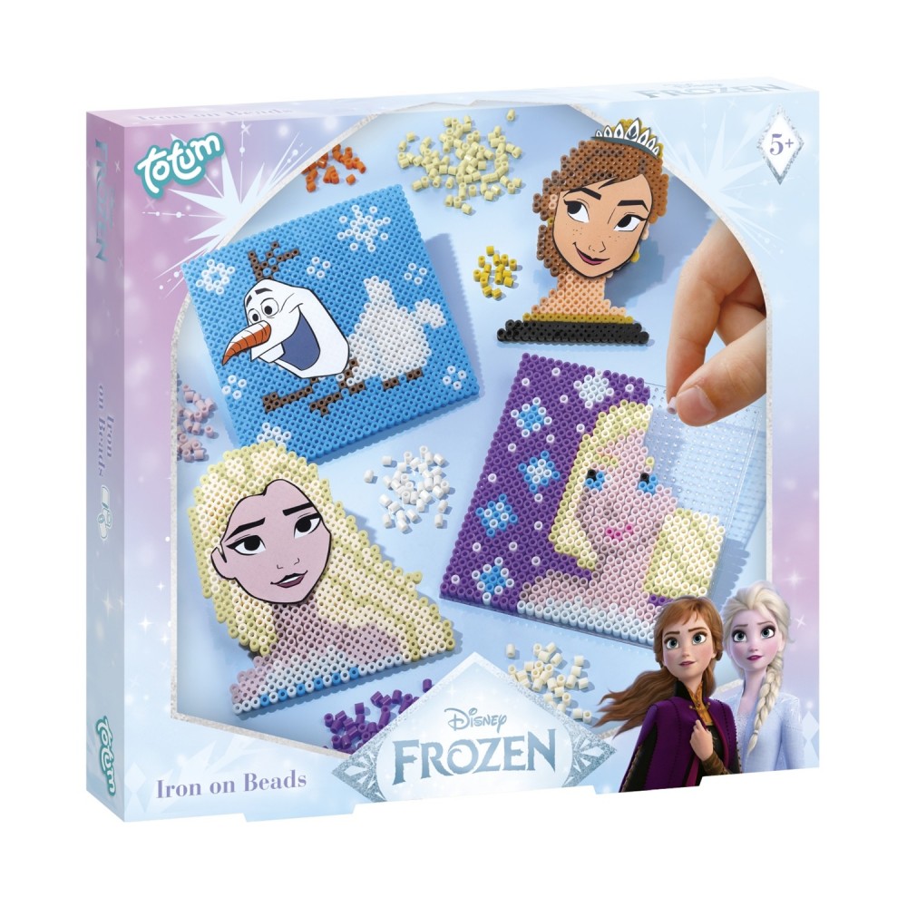 Totum: Disney Frozen - Iron On Beads, 2 Square Pegboards (TT681943)