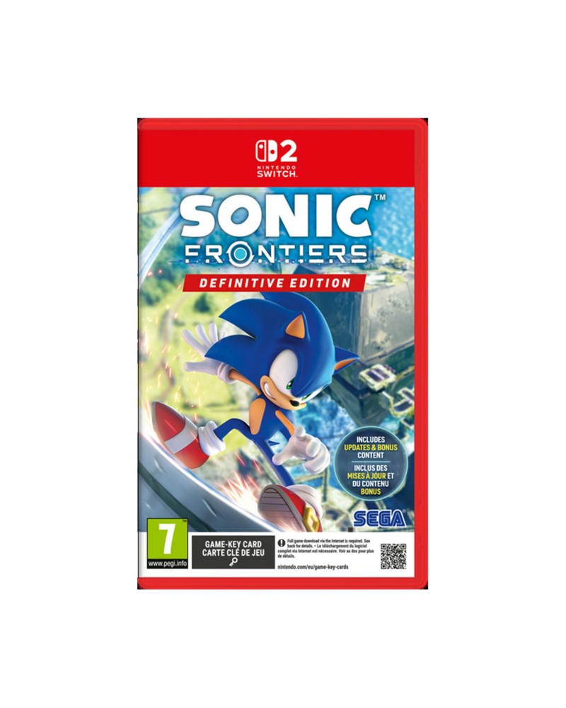 NSW2 Sonic Frontiers - Definitive Edition (Game Key Card)
