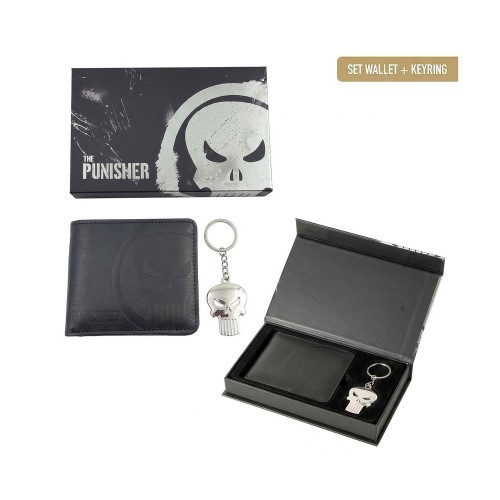 Cerda Accessories: Punisher - Set with Wallet &amp; Keyring (2600003417)