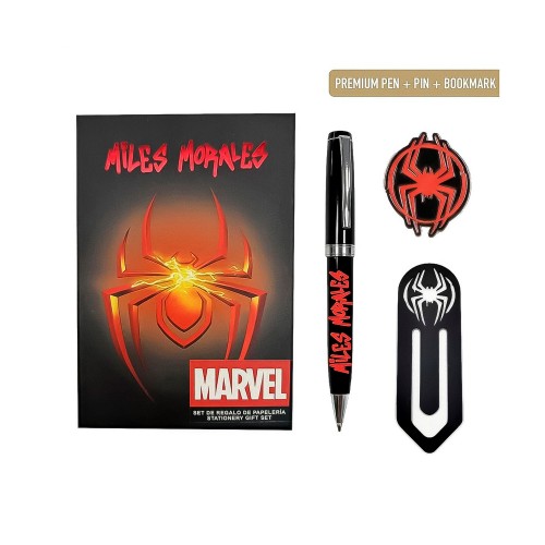 Cerda Stationery: Spider-Man - Set with Premium Pen, Pin &amp; Bookmark (2700002587)