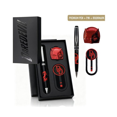 Cerda Stationery: Daredevil - Set with Premium Pen, Pin &amp; Bookmark (2700002589)