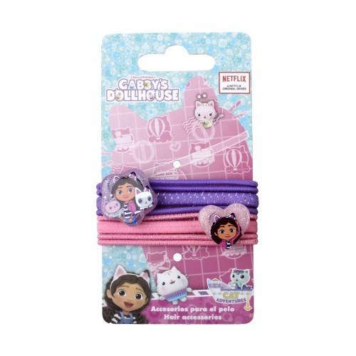 Cerda Beauty: Gabby’s Dollhouse - Hair Tie (8pcs) (2500003450)