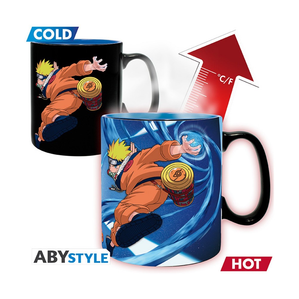 Abysse: Naruto - Naruto &amp; Sasuke Heat Change Mug (460ml) (ABYMUGA500)