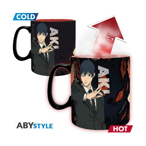 Abysse: Chainsaw Man - Denji &amp; Aki Heat Change Mug (460ml) (ABYMUGA602)