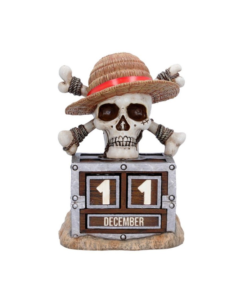 Nemesis Now: One Piece - Luffy Jolly Roger Perpetual Calendar (B7527B26)