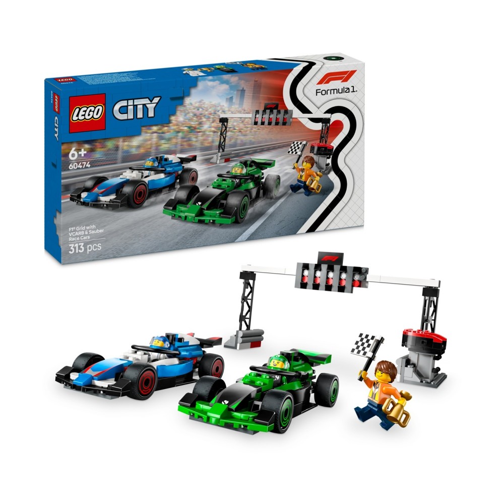 LEGO City: F1 Grid With Vcarb &amp; Sauber Race Cars (60474)