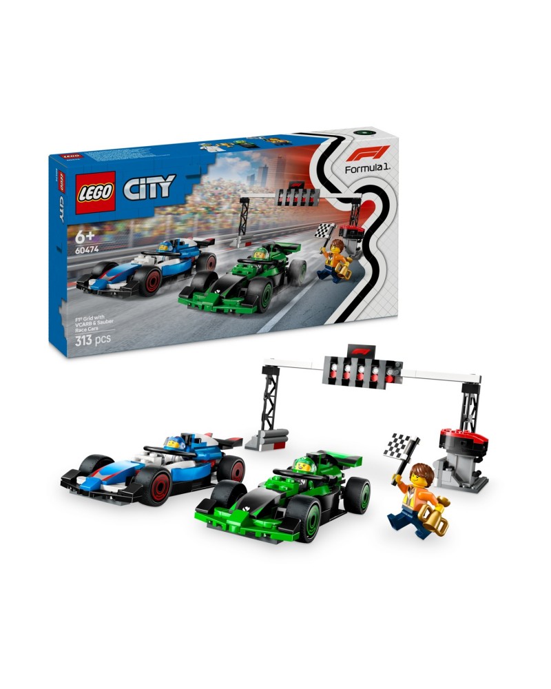 LEGO City: F1 Grid With Vcarb &amp; Sauber Race Cars (60474)