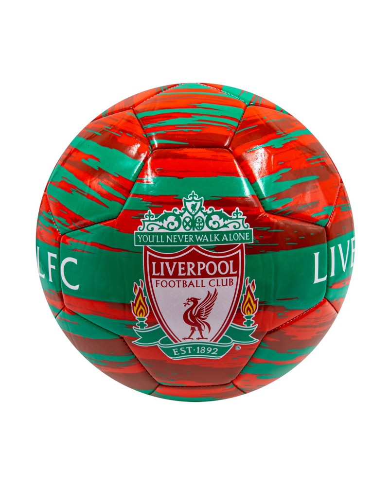 Liverpool FC Football Crest Red/Turqoise - Size 5 (124440)