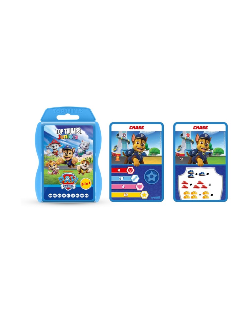 Winning Moves Top Trumps Specials: Paw Patrol TT Cards Junior Plastic Case (WM04723-ML1-6)