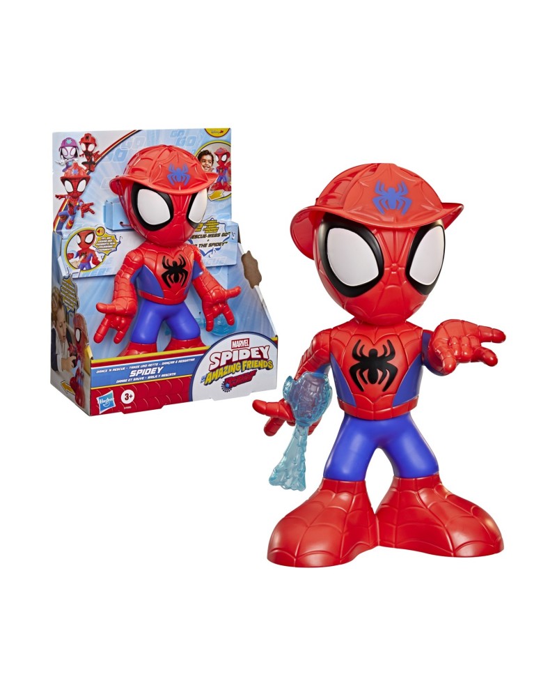 Hasbro Spidey And His Amazing Friends: Figures, Vehicles &amp; Playsets - Spidey Dance &amp; Rescue Interactive Figure (G1986)