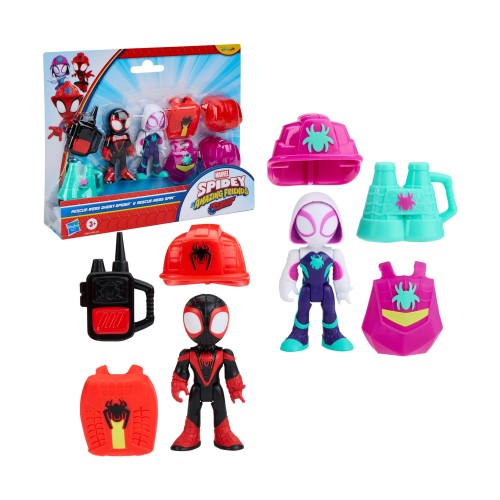 Hasbro Marvel Spidey and His Amazing Friends: Miles Morales &amp; Ghost-Spider Rescue 2-Pack (G3044)