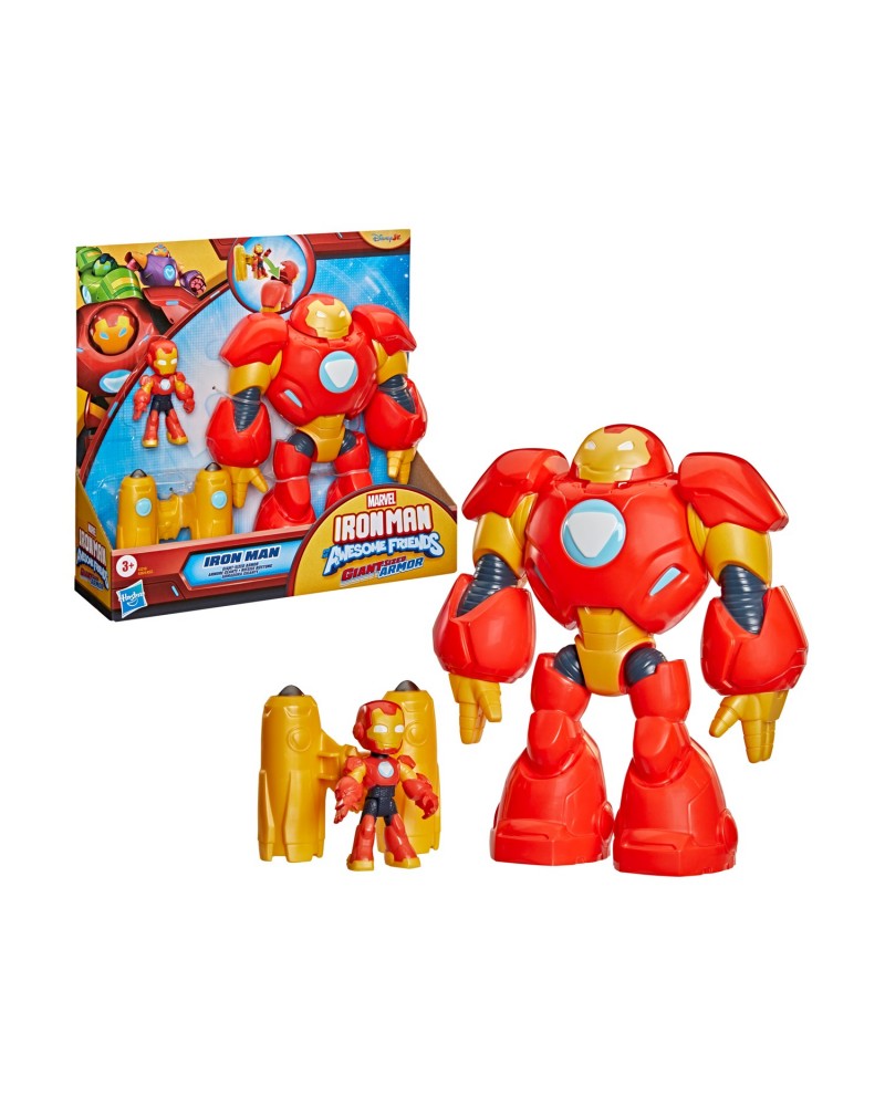Hasbro Iron Man and His Awesome Friends: Giant Armor Iron Man Figure (G3218)