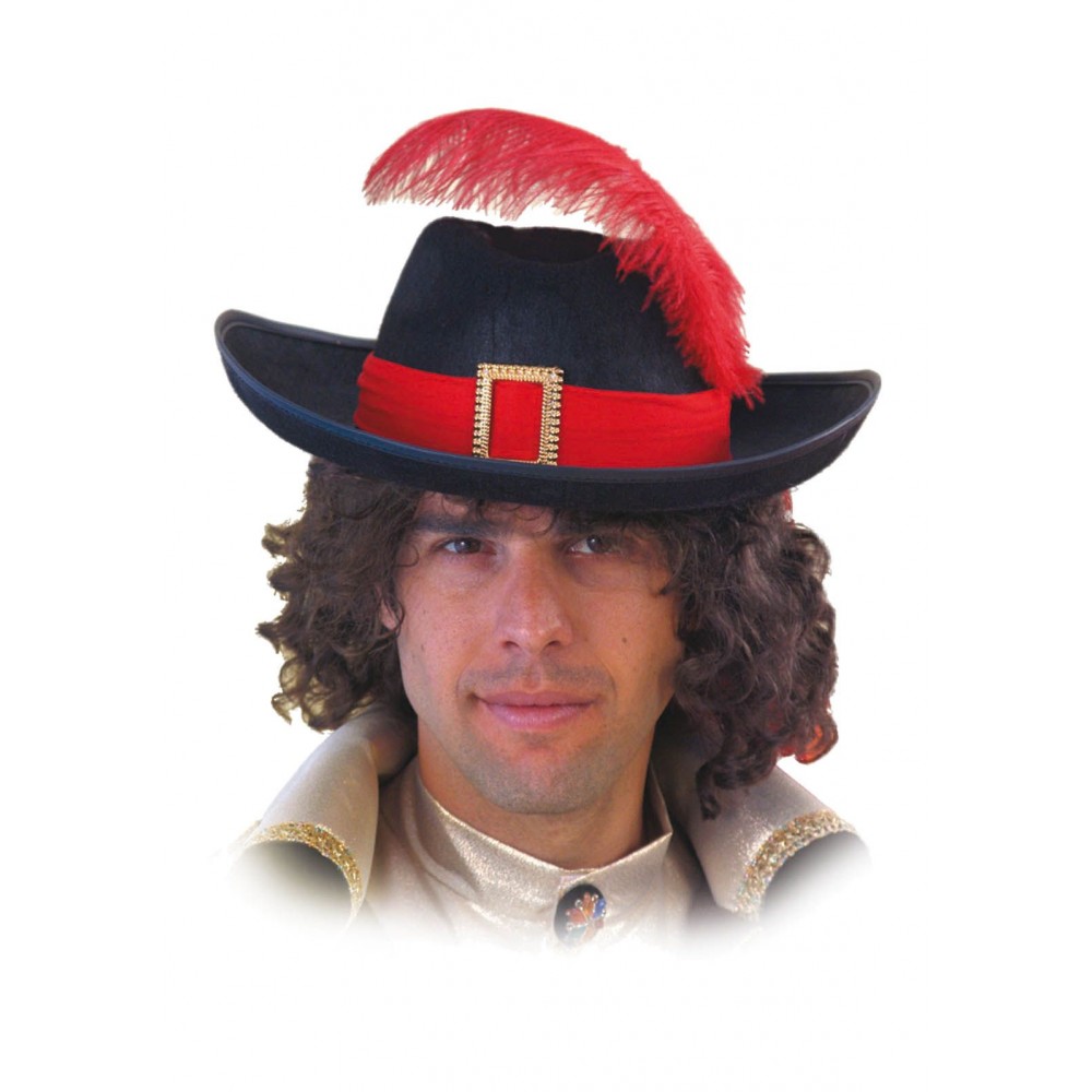 Αποκριάτικο Αξεσουάρ Καπέλο Ιπποτικό Με Φτερό