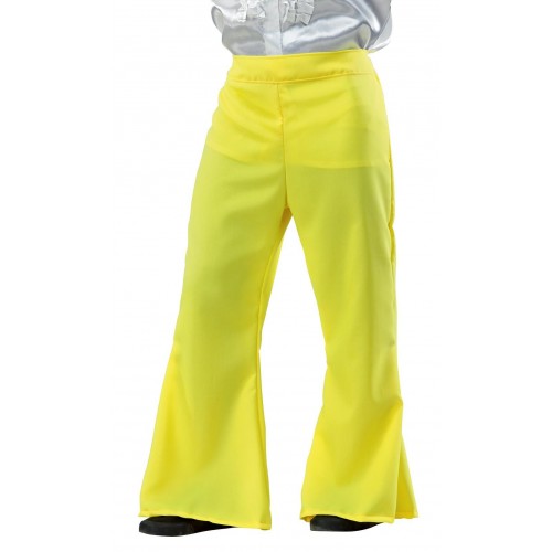 Αποκριάτικη Στολή Disco Παντελόνι (Κίτρινο)