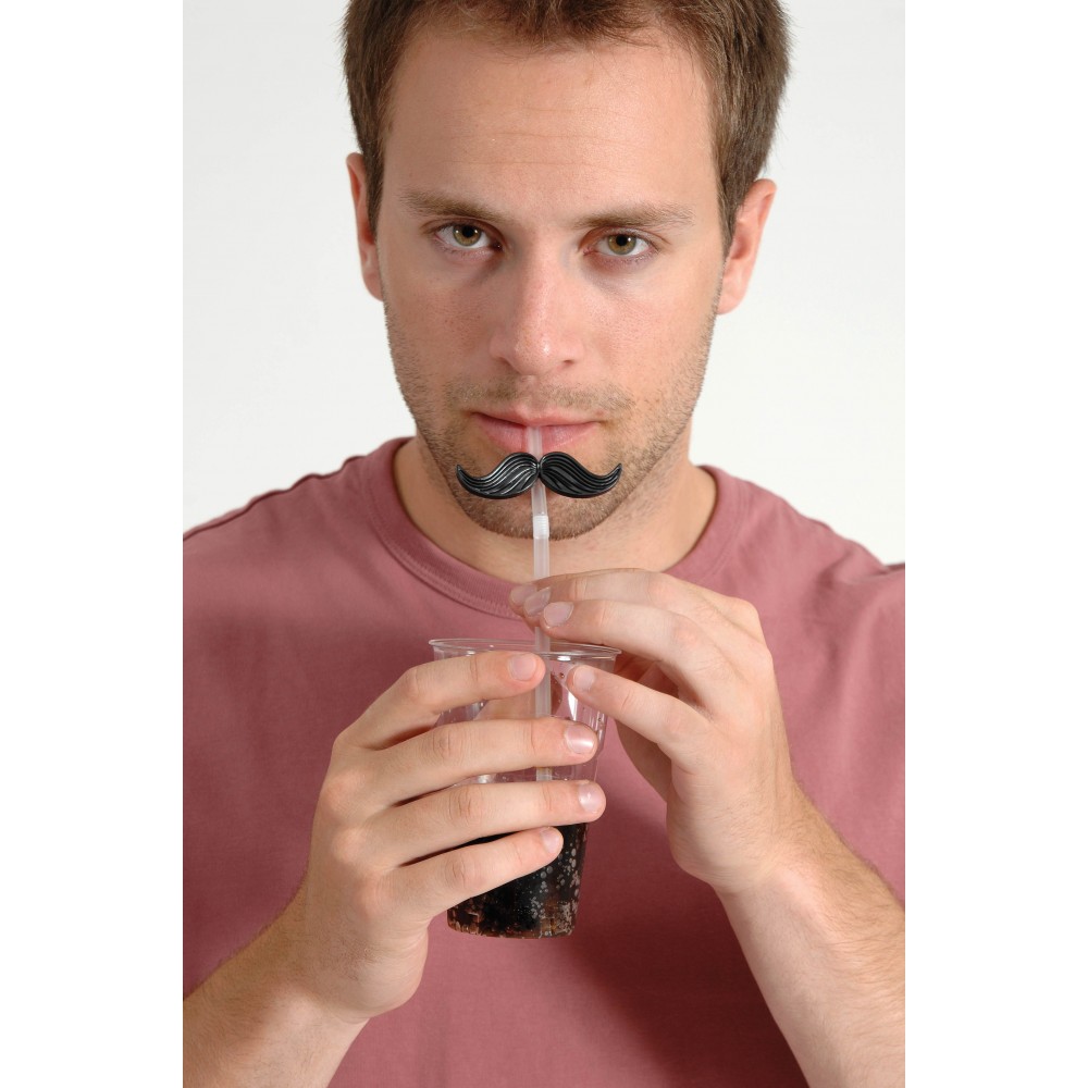 Αποκριάτικο Αξεσουάρ Καλαμάκια Μουστάκι 6τμχ