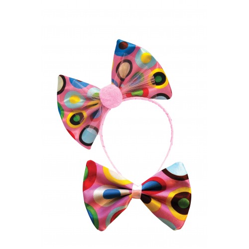 Αποκριάτικο Αξεσουάρ Σετ Κλόουν 2τμχ 2χρμ