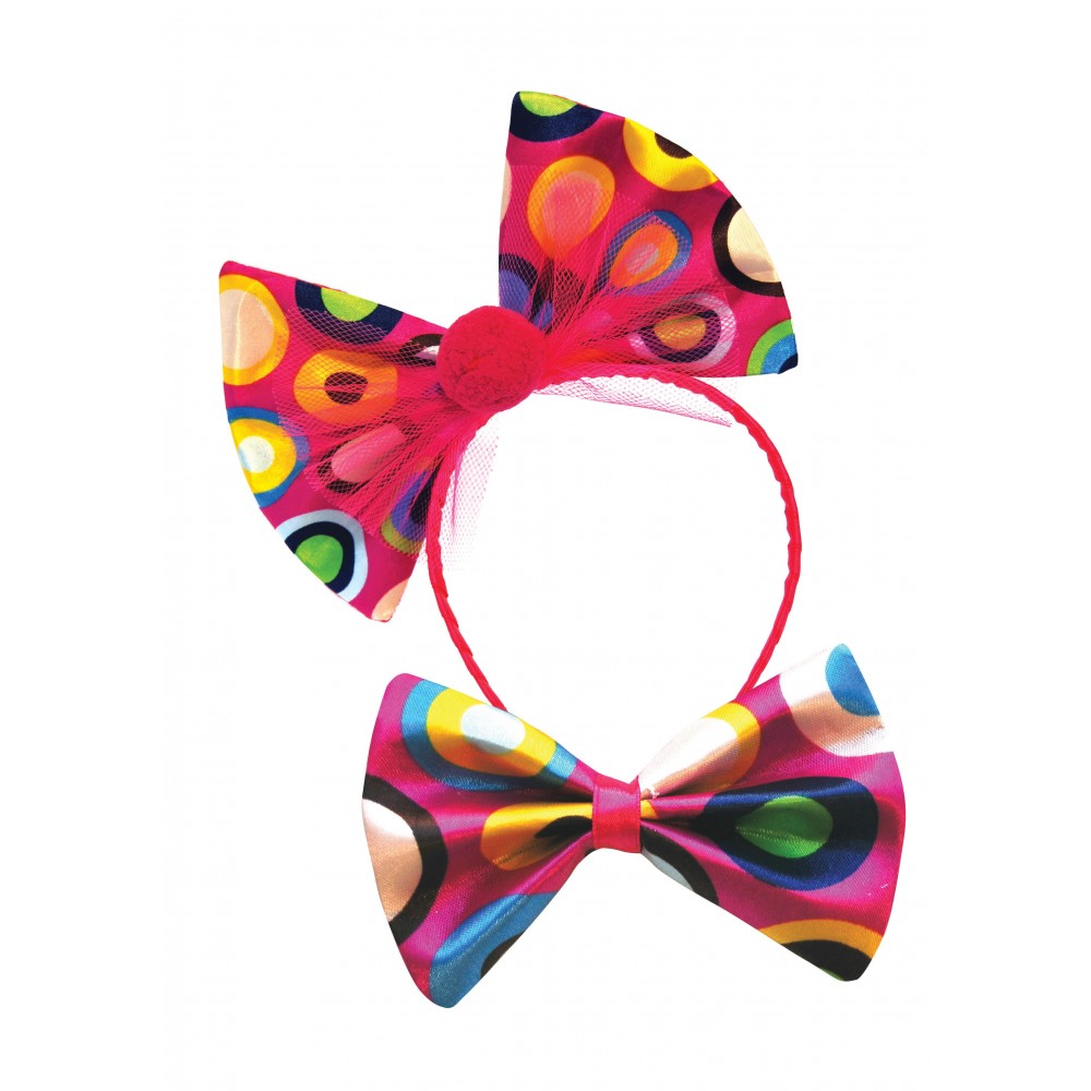 Αποκριάτικο Αξεσουάρ Σετ Κλόουν 2τμχ 2χρμ