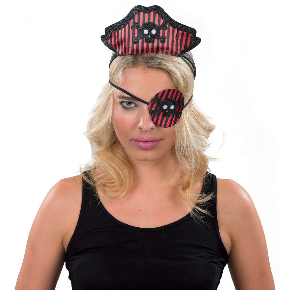 Αποκριάτικο Αξεσουάρ Σετ 2τμχ Πειρατή 2χρμ