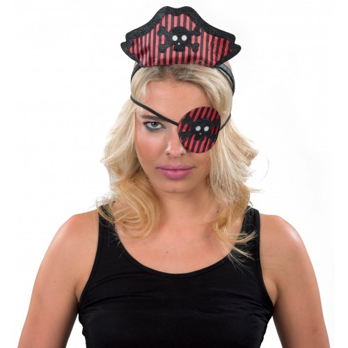 Αποκριάτικο Αξεσουάρ Σετ 2τμχ Πειρατή 2χρμ