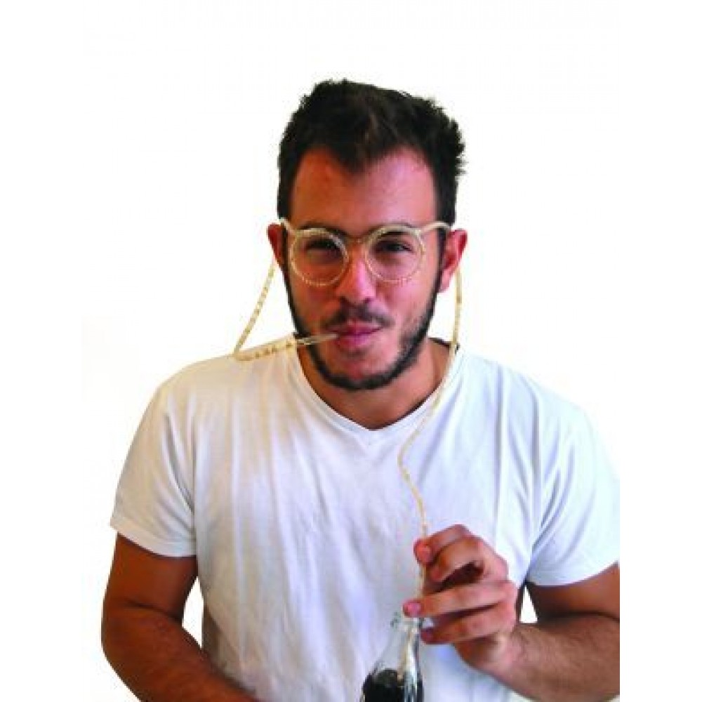 Αποκριάτικο Αξεσουάρ Γυαλιά Καλαμάκι 2χρμ