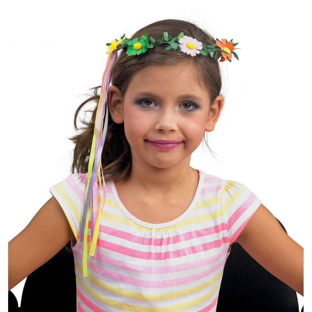 Αποκριάτικο Αξεσουάρ Στεφανάκι Με Λουλούδια