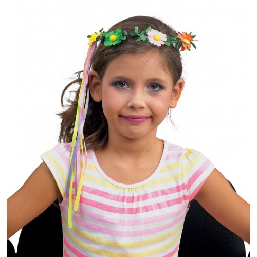 Αποκριάτικο Αξεσουάρ Στεφανάκι Με Λουλούδια