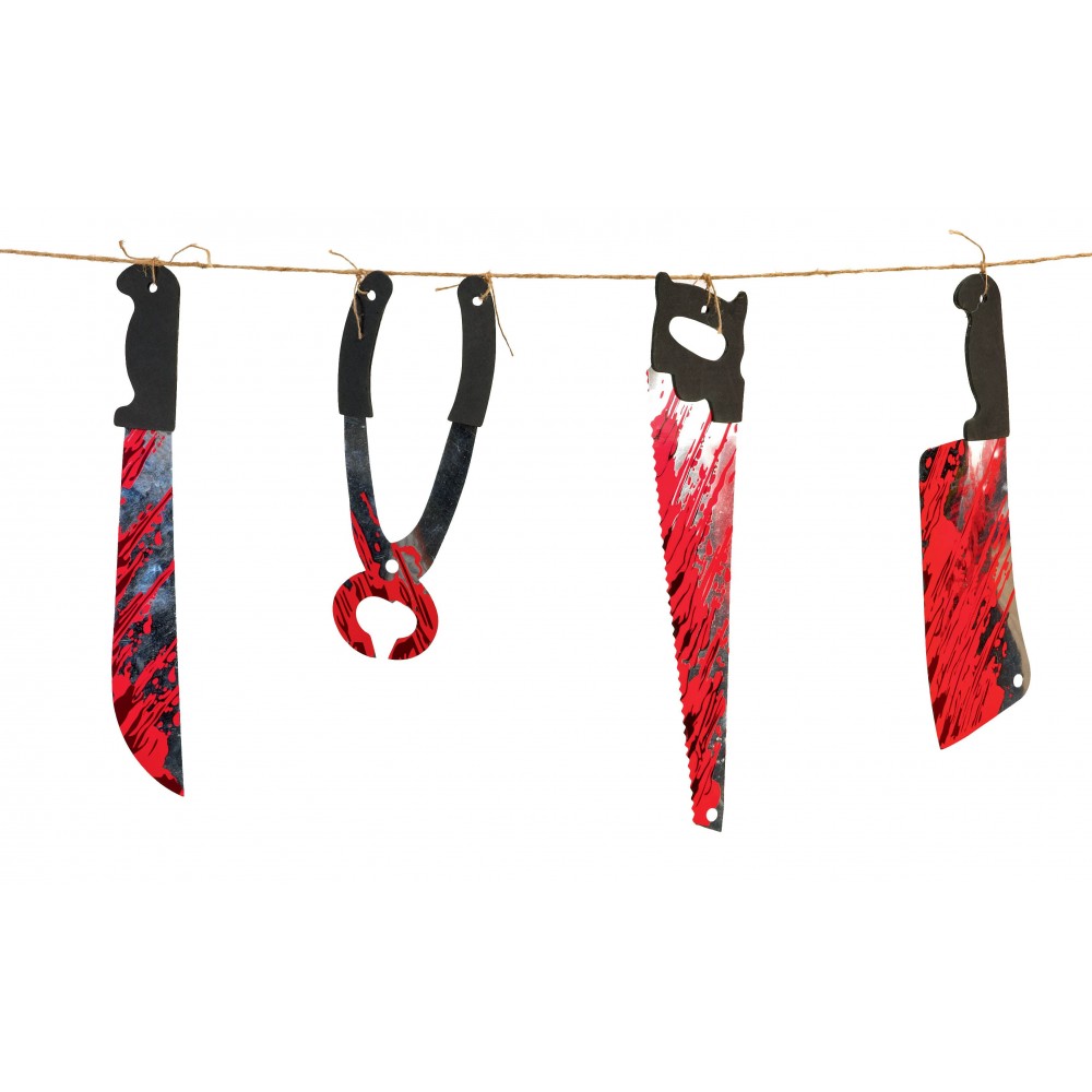 Αποκριάτικο Αξεσουάρ Γιρλάντα Τρόμου 1,70m