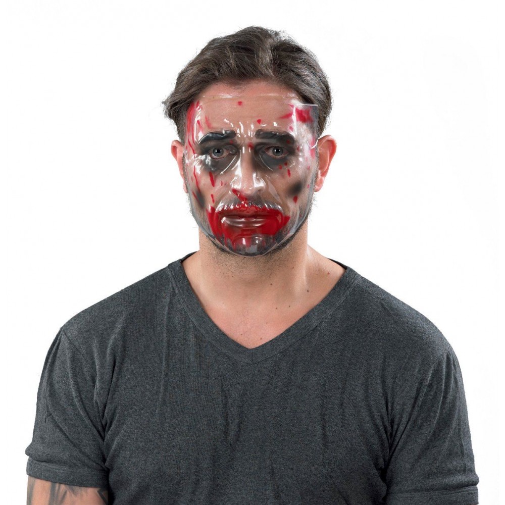 Αποκριάτικο Αξεσουάρ Μάσκα Διάφανης Με Αίματα