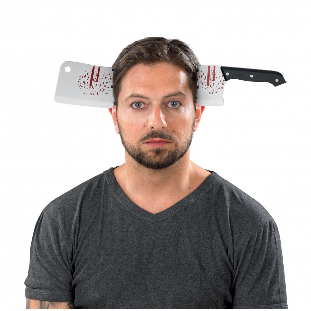 Αποκριάτικο Αξεσουάρ Στέκα Με Μπαλτα - Aίμα 45cm