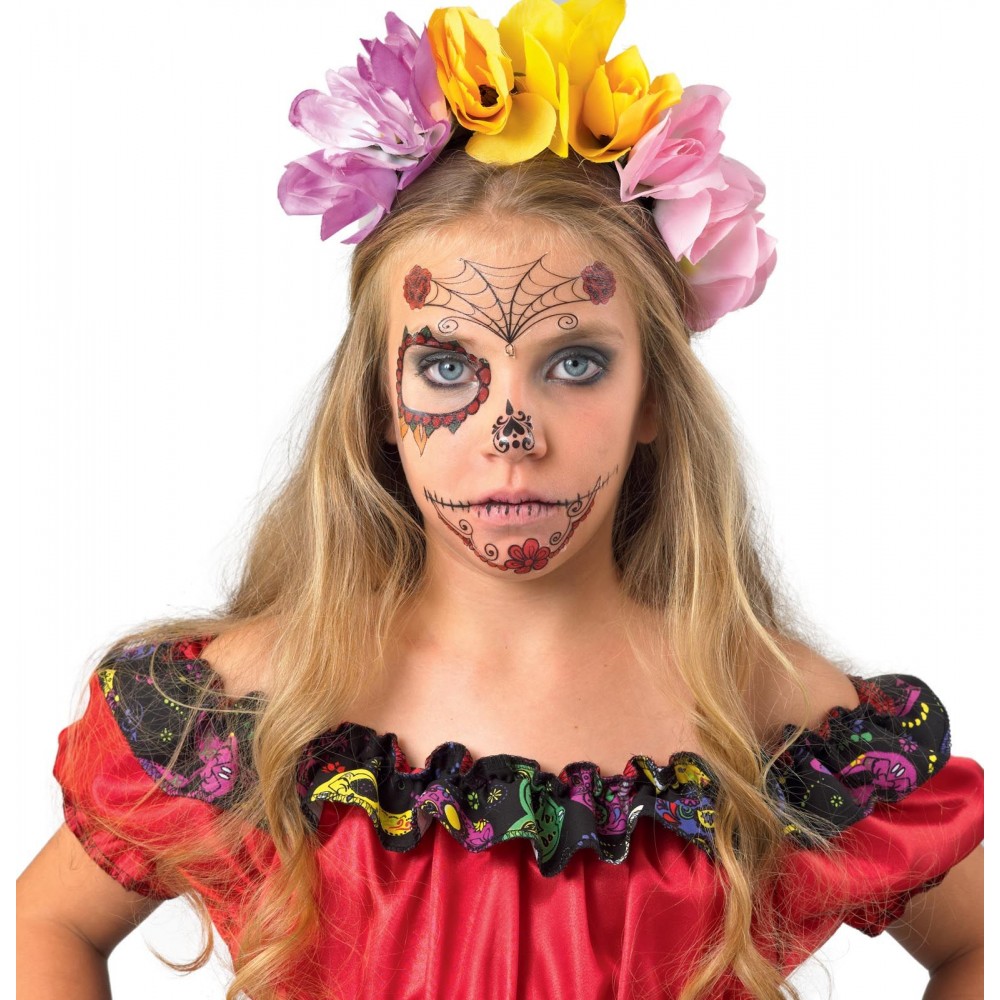 Αποκριάτικο Αξεσουάρ Τατουάζ Προσώπου Unisex 6σχδ