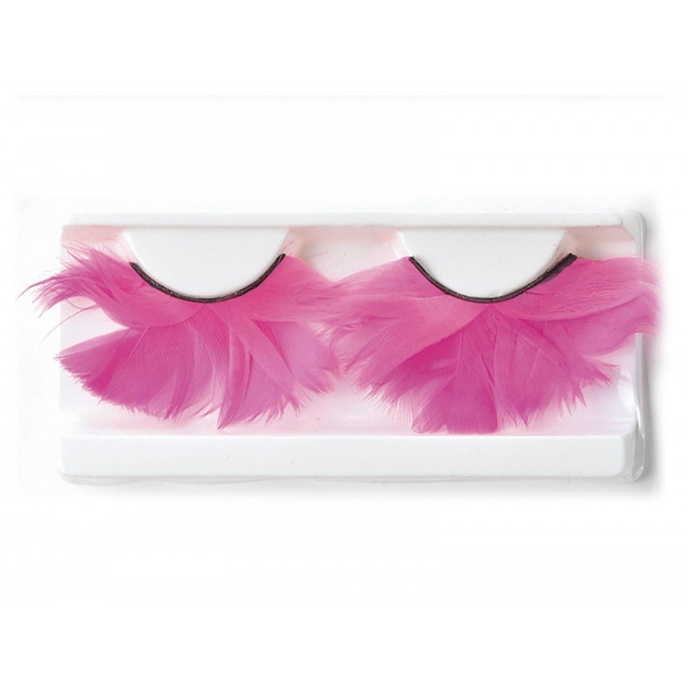 Αποκριάτικο Αξεσουάρ Βλεφαρίδες Πουπουλένιες 6χρμ