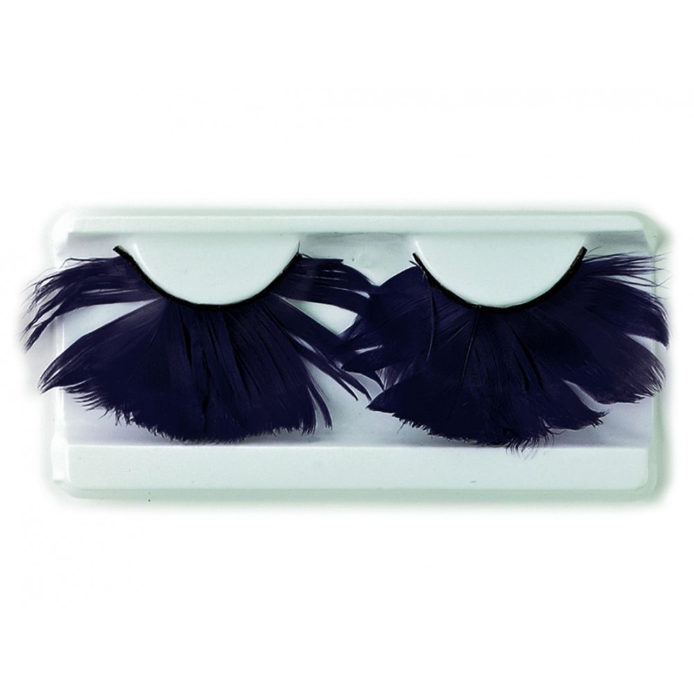 Αποκριάτικο Αξεσουάρ Βλεφαρίδες Πουπουλένιες 6χρμ