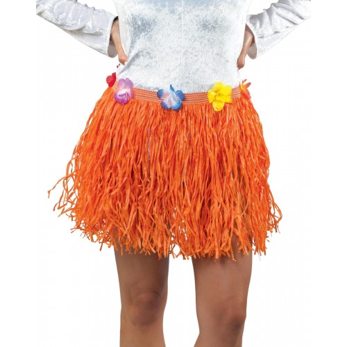 Αποκριάτικο Αξεσουάρ Φούστα Χαβανέζικη Ενηλίκων Πορτ 40cm