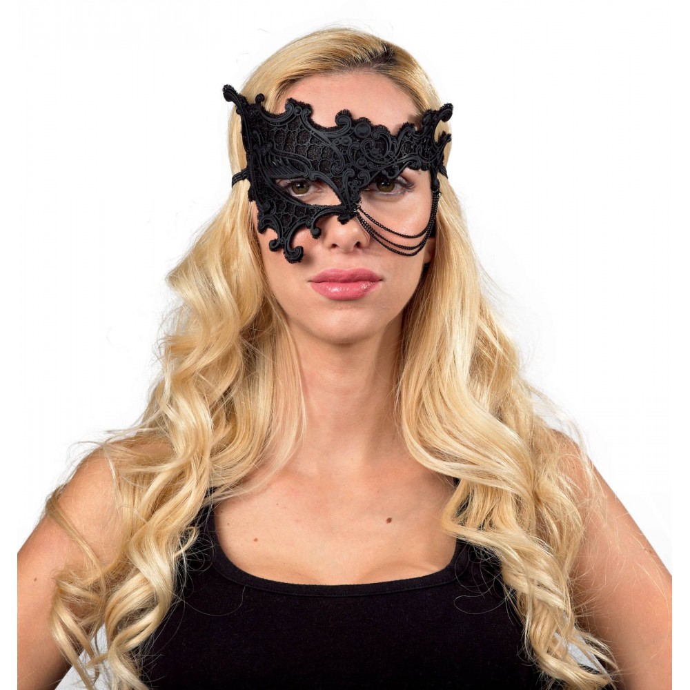 Αποκριάτικο Αξεσουάρ Σετ Mαύρη Λάτεξ