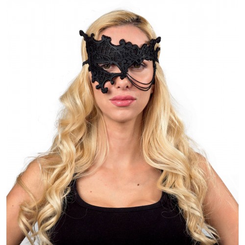 Αποκριάτικο Αξεσουάρ Σετ Mαύρη Λάτεξ