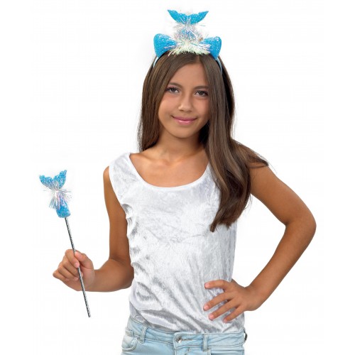 Αποκριάτικο Αξεσουάρ Σετ Γοργόνας Στέκα-Ραβδί 31cm